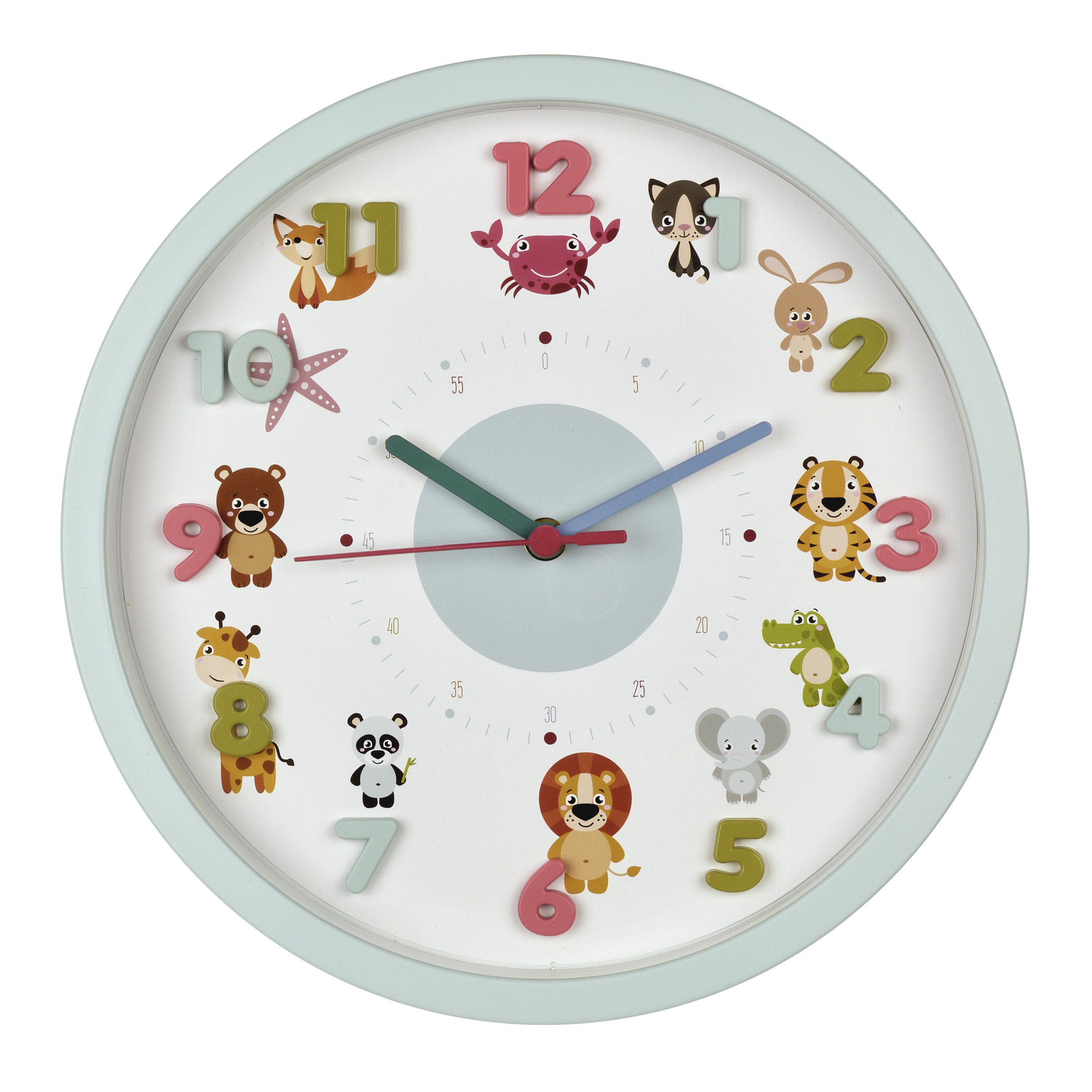 Dječji zidni sat LITTLE ANIMALS | LITTLE MONSTERS 60.3051 - Slika 5