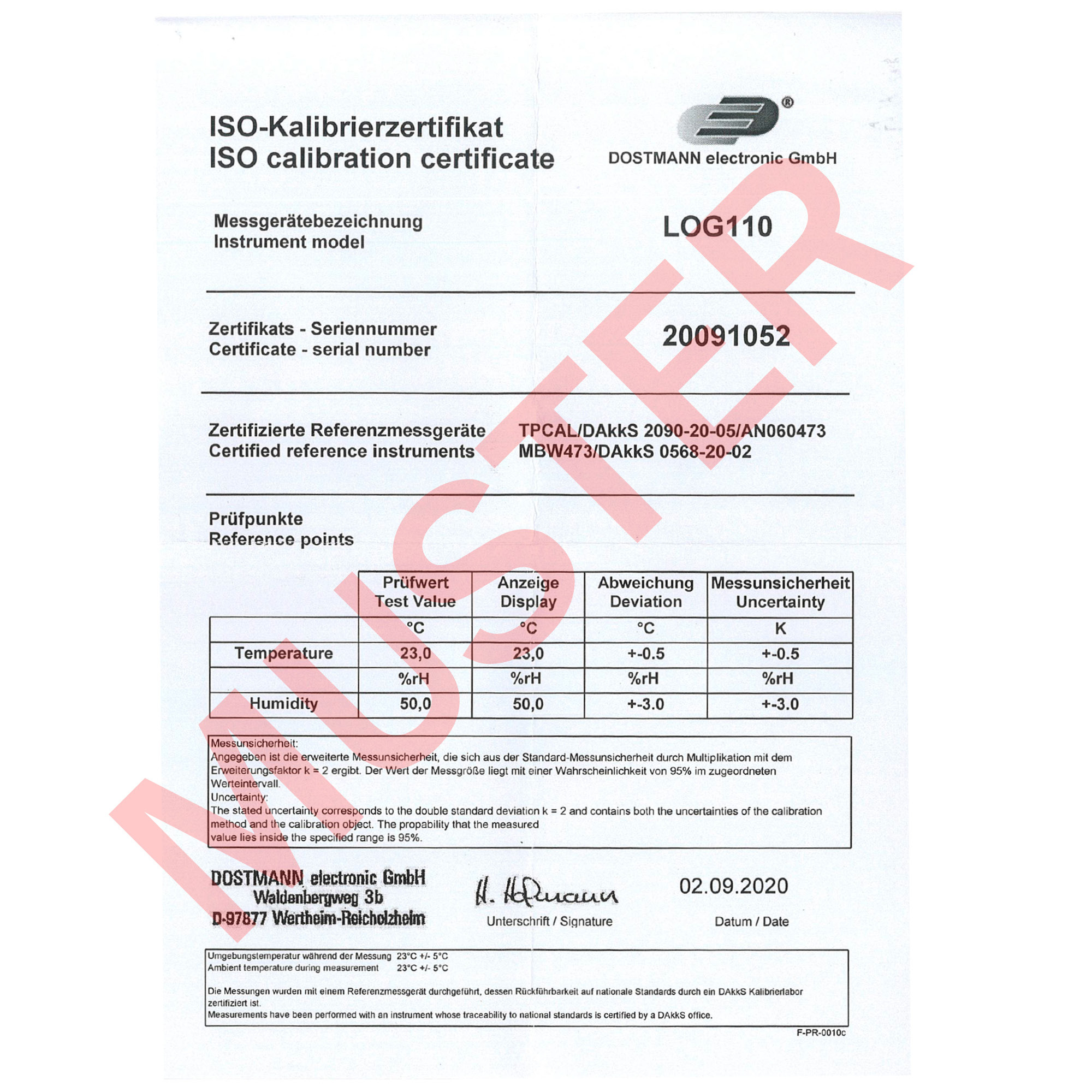 LOG110 - Datalogger za temperaturu i vlagu 5005-0110 - Slika 3