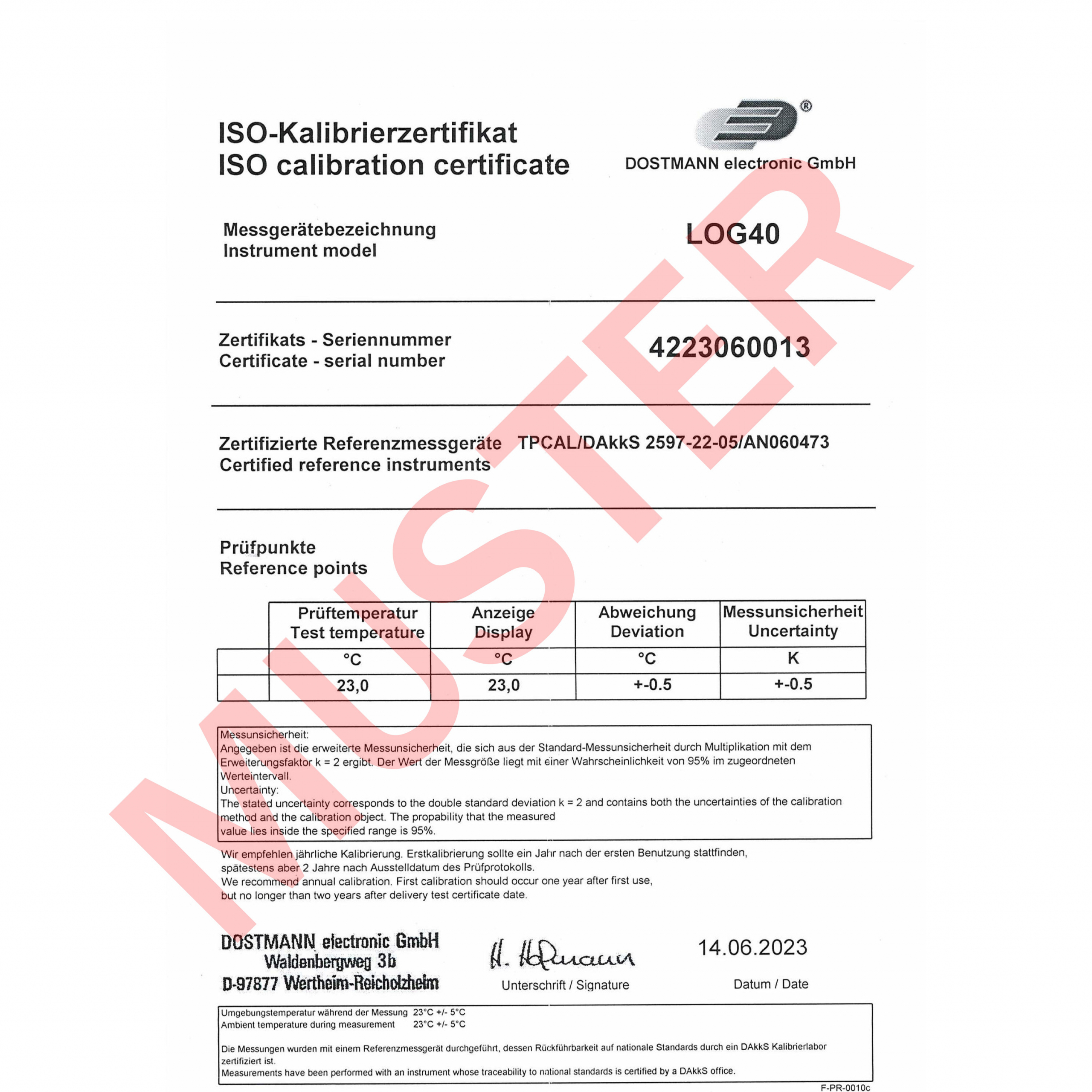 LOG40 PDF-Datalogger 5005-0042 sa internim i externim senzorima - Slika 2