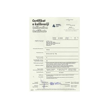 Kalibracijski certifikat DMM