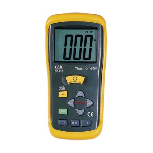 Termometar DT612 Typ K (dva kanala)