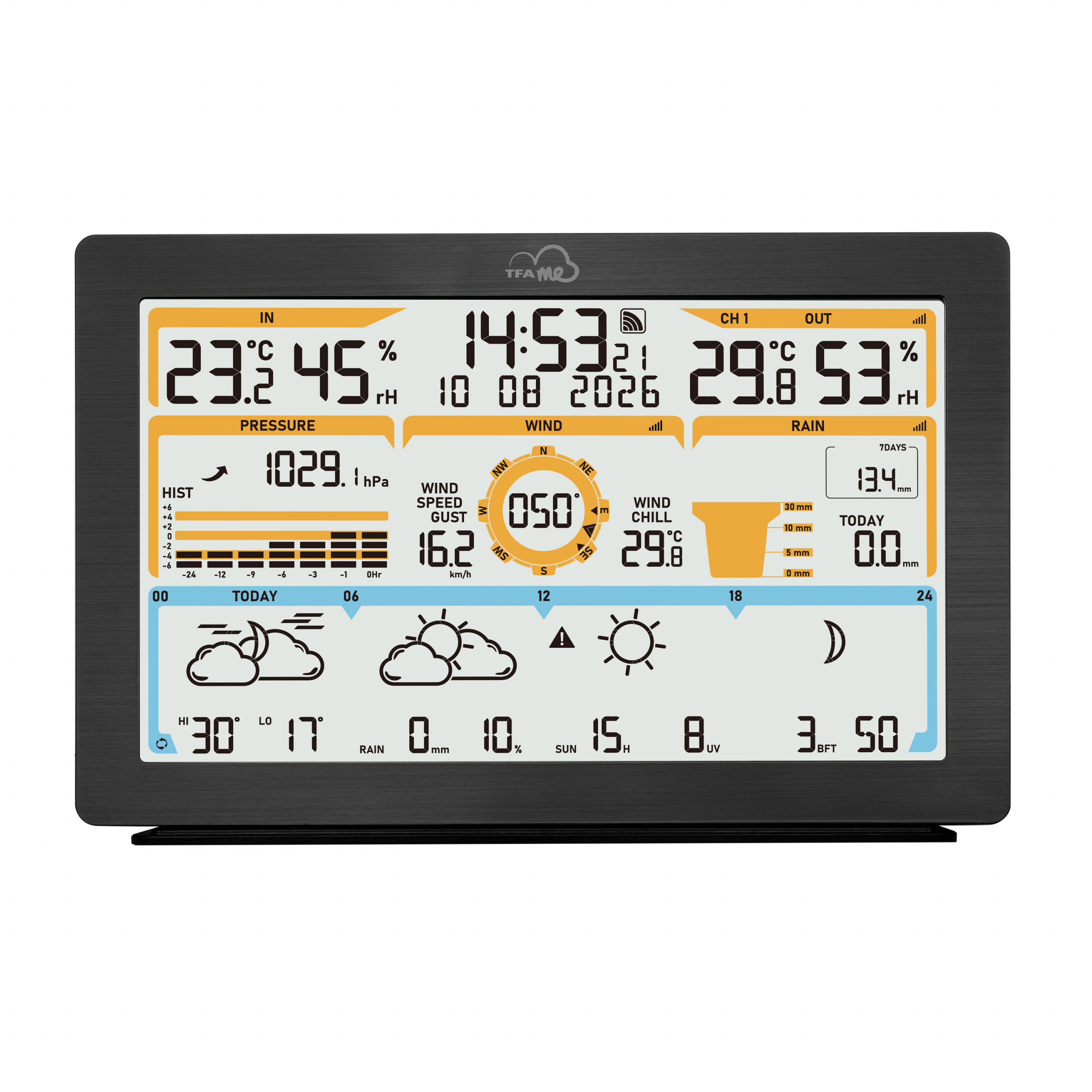 Bežična WIFI meteorološka stanica TFA.me ID-05 35.8106.01 - Slika 3